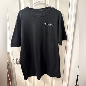 Rick and Morti T-shirt black L